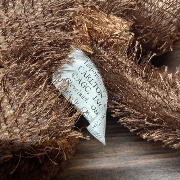 Carlton Cards Tom Cat Brown Giant Eyes 12" Plush Stuffed Animal  Brand: … - Picture 9 of 9